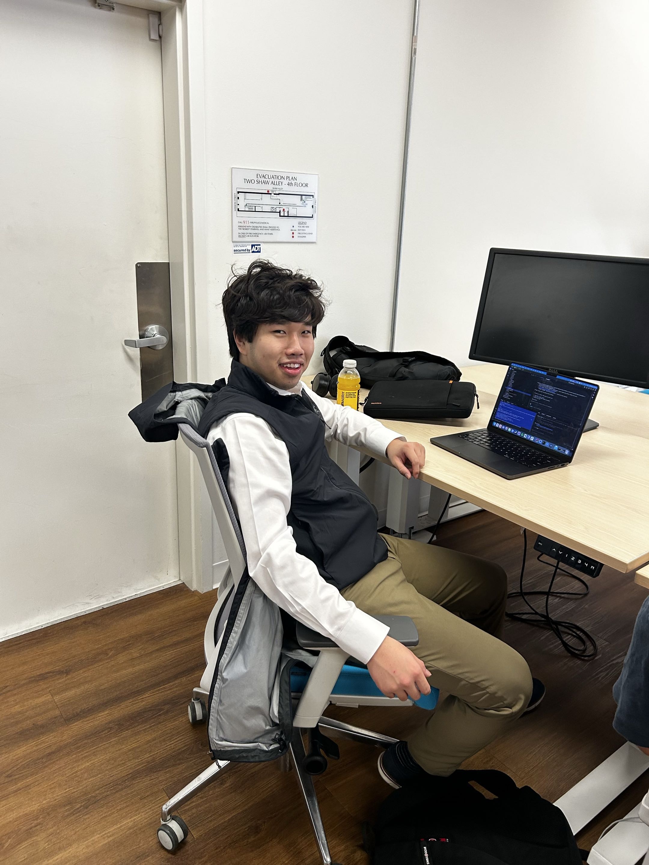 Candid photo of Jack Li